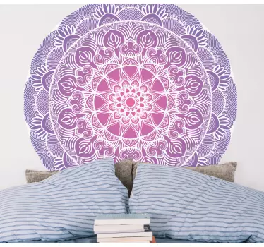 Wandtattoo Lila blume des lebens mandala - TenStickers