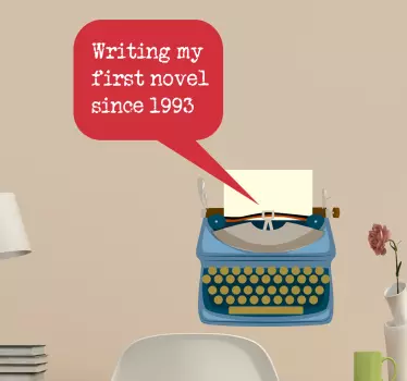 Literatur Aufkleber inspirationen zum romanschreiben - TenStickers