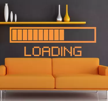 Wandtattoo "Loading" - TenStickers