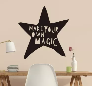 Wandtattoo Make your own Magic - TenStickers