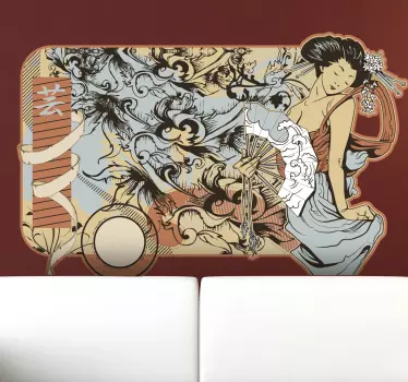 Wandtattoo modernes Japan - TenStickers