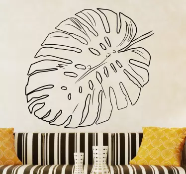 Wandtattoo Natur Palemblatt - TenStickers