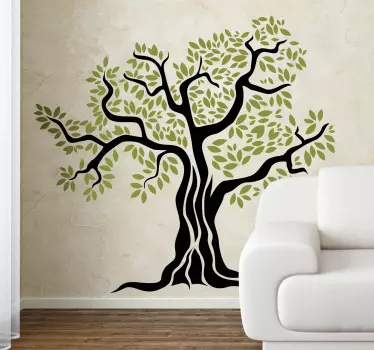 Wandtattoo Wohnzimmer Olivenbaum - TenStickers