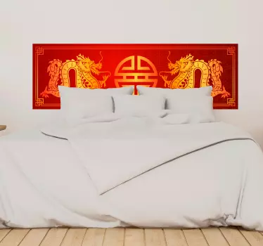 Wandtattoo Schlafzimmer Chinesisches Banner - TenStickers