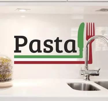Wandtattoo Pasta - TenStickers