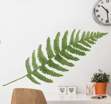 Wandtattoo Wohnzimmer Farnblatt - TenStickers