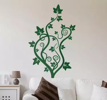 Wandtattoo Pflanze Efeu - TenStickers
