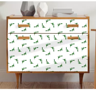 Wandtattoo pflanzen blätterillustration - TenStickers