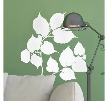 Wandtattoo Pflanzen blattiges botanisches motiv - TenStickers