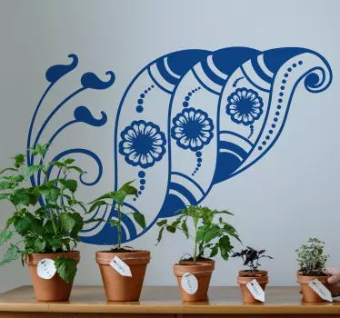 Wandtattoo pflanzen botanische blatt inspiration - TenStickers