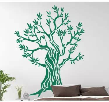 Wandtattoo pflanzen im stilisierten baumdesign - TenStickers