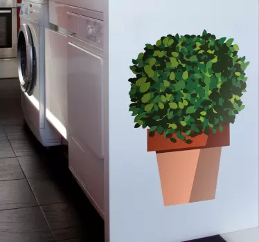 Wandtattoo pflanzen im topf arrangement - TenStickers
