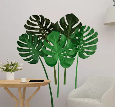 Wandtattoo Pflanzen tropisches blattarrangement - TenStickers