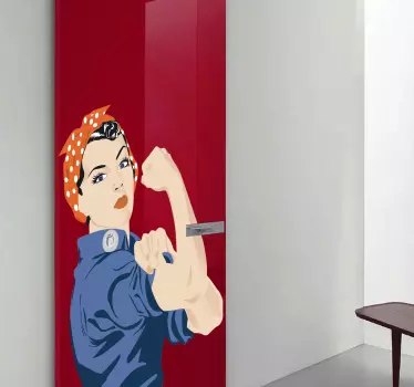 Wandtattoo Powerfrau - TenStickers