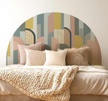 Wandtattoo Schlafzimmer moderne geometrische bögen - TenStickers