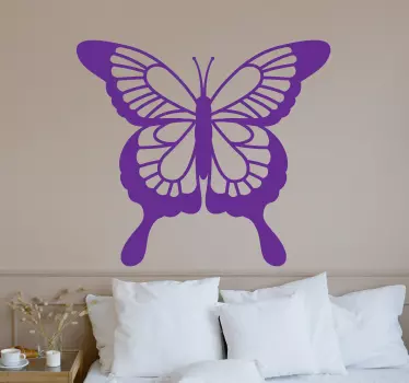 Wandtattoo schmetterling elegante form - TenStickers