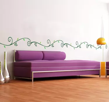 Wandtattoo Schnörkel Bordüre - TenStickers