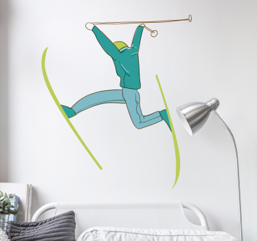 Wandtattoo Ski Sport - TenStickers