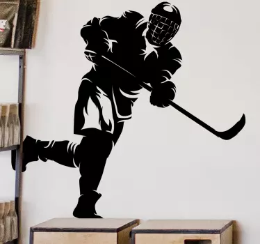 Wandtattoo Sport Eishockey schießen - TenStickers
