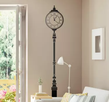Wandtattoo Standuhr - TenStickers