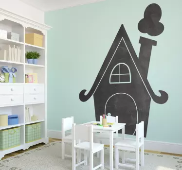 Wandtattoo Tafelfolie Haus - TenStickers