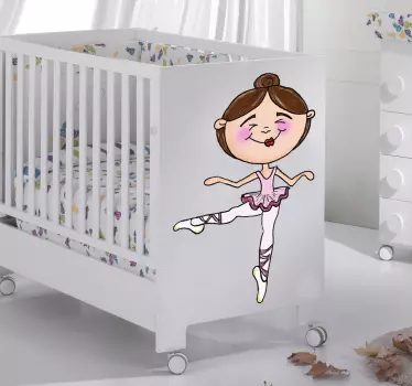 Wandtattoo tanzende Ballerina - TenStickers