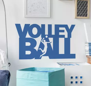 Wandtattoo Volley Ball - TenStickers