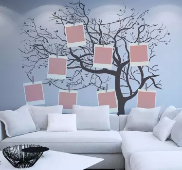 Wandtattoo Wald Familienstammbaum - TenStickers