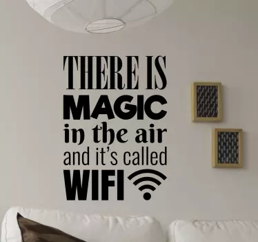 Wandtattoo Wifi Magic - TenStickers