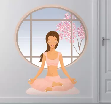 Wandtattoo Yoga - TenStickers