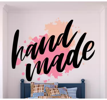 Wandtattoo zitat handgemachtes zitat - TenStickers