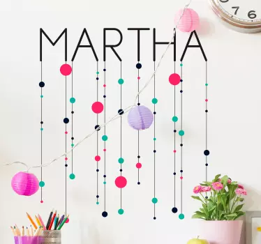 Wandtattoo zitat individuelles wanddesign - TenStickers