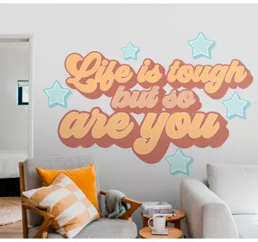 Wandtattoo zitat inspirierendes affirmationszitat - TenStickers