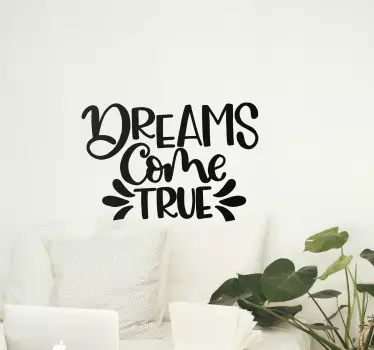 Wandtattoo zitat inspirierendes design - TenStickers