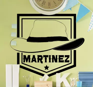 Wandtattoo zitat mit individuellem namensdesign - TenStickers
