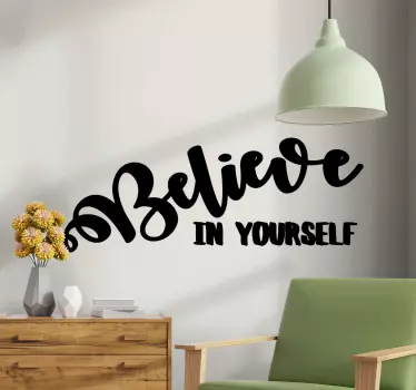 Wandtattoo Zitat motivationssatz - TenStickers