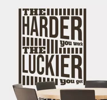 Wandtattoo zitat motivationsspruch kunst - TenStickers