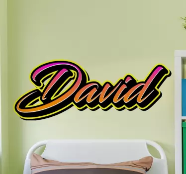 Wandtattoo Zitat personalisierte namenskunst - TenStickers
