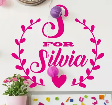 Wandtattoo Zitat personalisiertes namensdesign - TenStickers