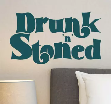 Wandtattoo zitat verspieltes textdesign - TenStickers