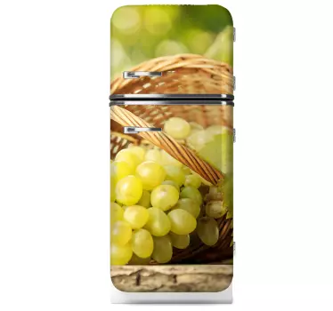 Weintrauben Kühlschrank Aufkleber - TenStickers