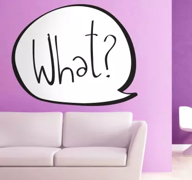 What Comic Aufkleber - TenStickers