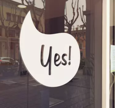 Yes Aufkleber - TenStickers