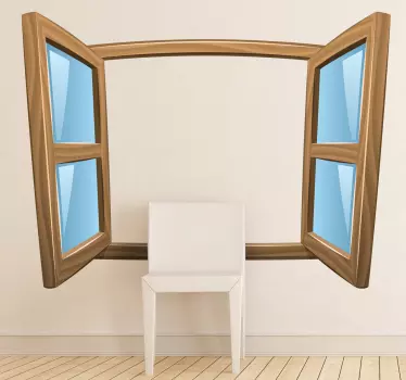 Zeichentrick Fenster Aufkleber - TenStickers