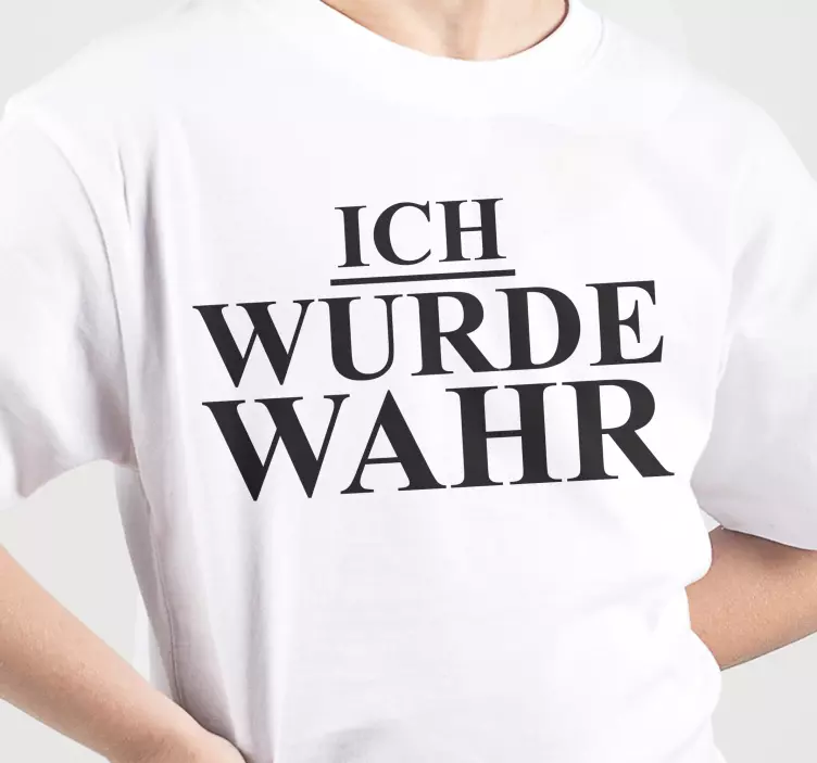 Original t shirt wünsche erfüllt aussage - TenStickers