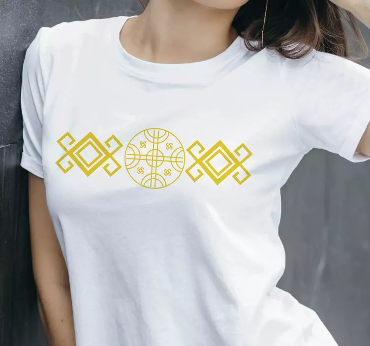 Original t shirt im roten mapuche-stil - TenStickers