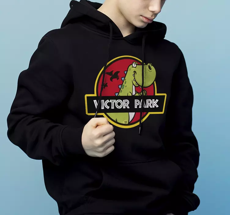 Kinder T Shirt mit Namen Jurassic Park - TenStickers