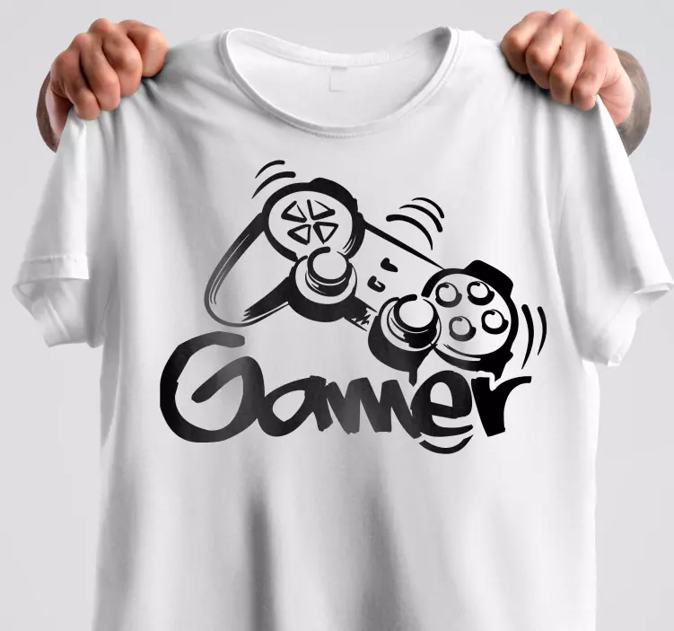 Controller für gamer individuelles T-Shirt - TenStickers