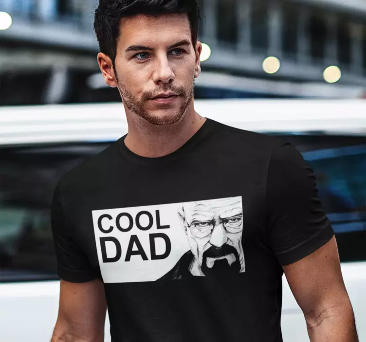 Cool dad heisenberg t-shirt vatertag - TenStickers