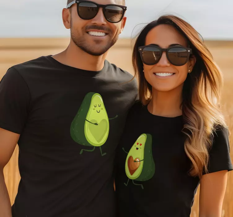 Partner T Shirt verliebte Avocados - TenStickers